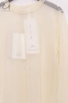 SWAYING 25 Early Spring Organza Long Sleeve Top/Skirt SW-SW25PS1T04-BAI Top SW25PS1T04 SW25PS3B05
